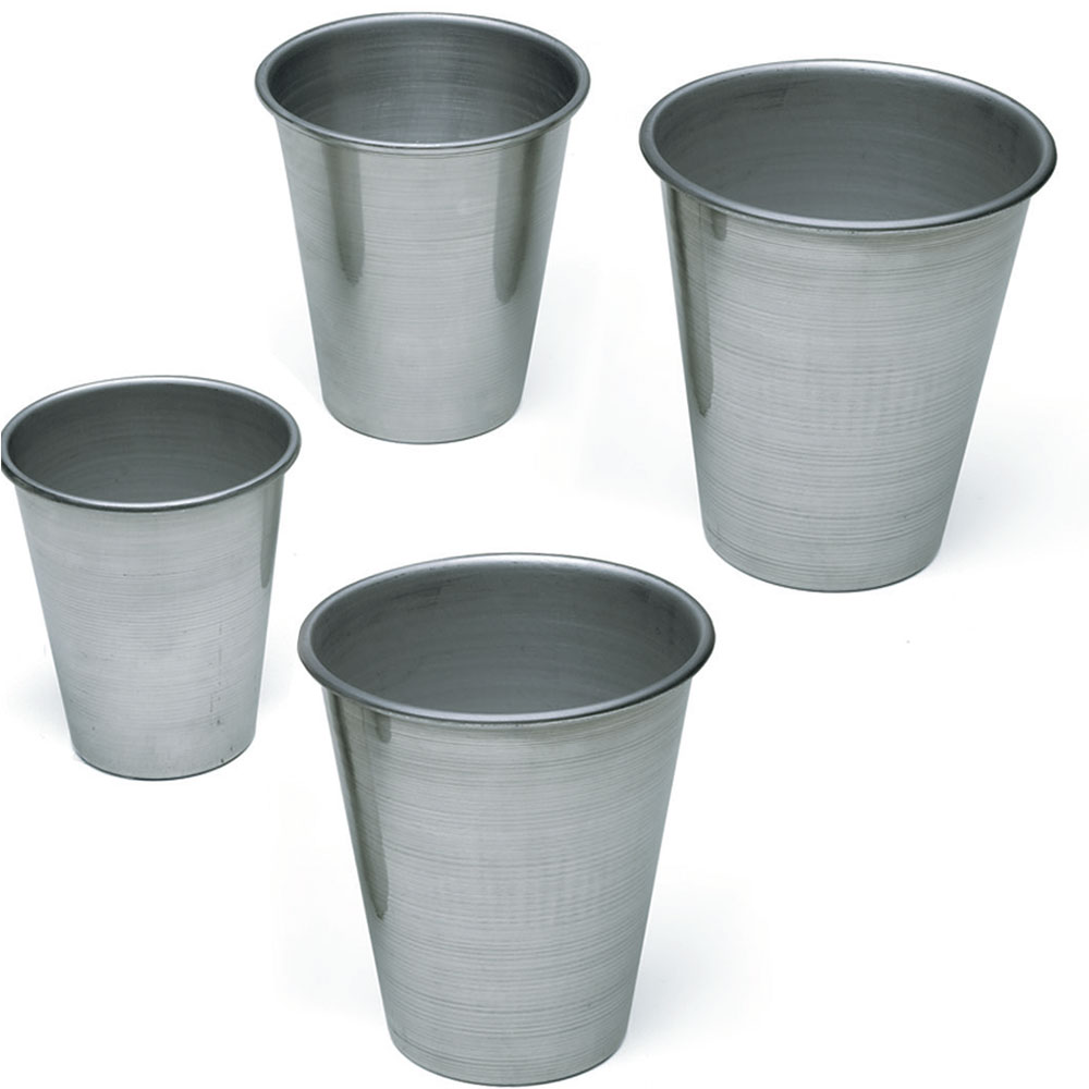 3 Formine In Alluminio Per Babà - 7x8 Cm, Argento, Per Dolci E Pasticceria - Foto 9