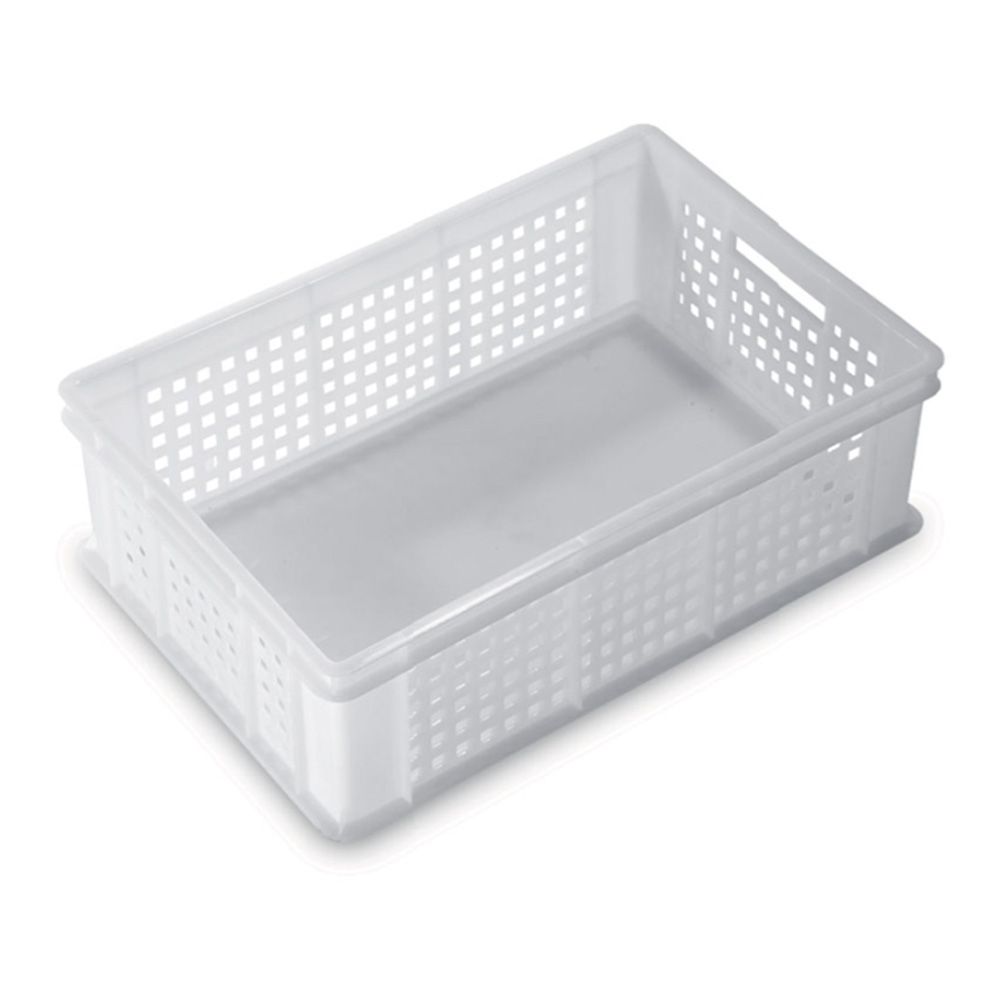 Service case, perforated sides, closed bottom
