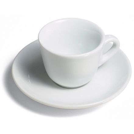 Lario coffee cup in white porcelain