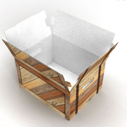 Wood effect box