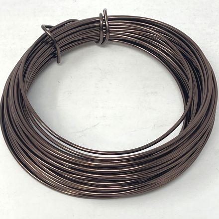 100 gr brown aluminum wire, mm.2x12mt