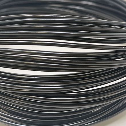 100 gr black aluminum wire, mm.2x12mt
