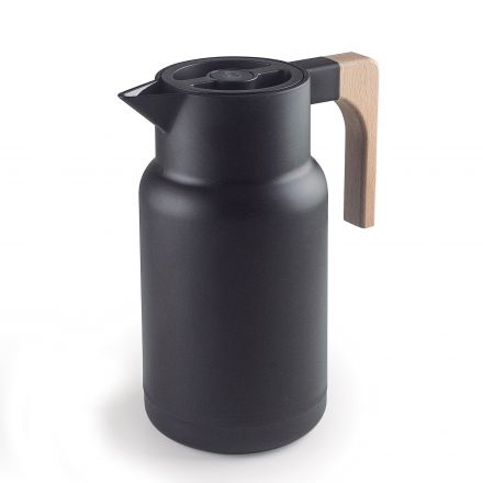  1 liter black thermal jug