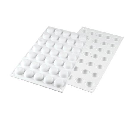 Micro Stone5 mold in white silicone