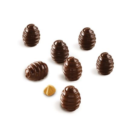 Choco Spiral mold for 15 chocolates