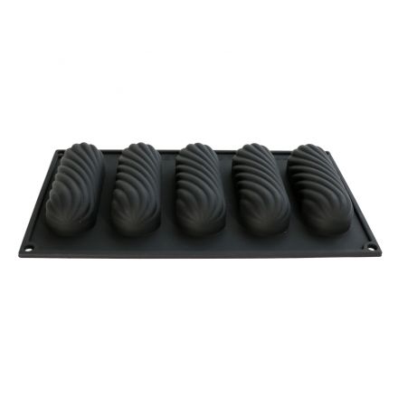 Silicone mould 6 twist Eclair