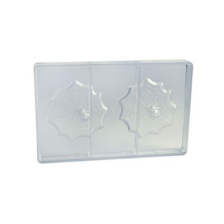 Cobweb and spider mold in polycarbonate 