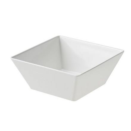 White Square melamine bowl