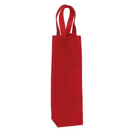 Bottle bag red