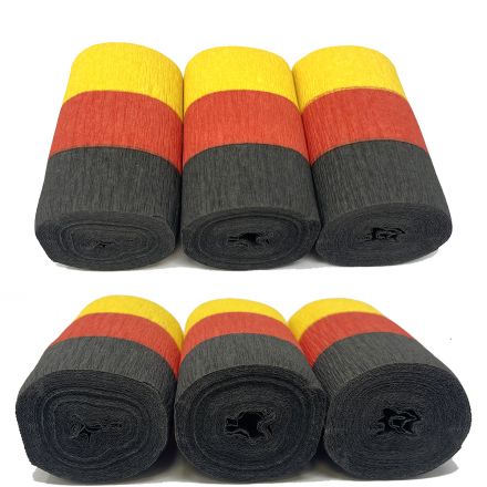 Pack of 3 crepe paper rolls Germany