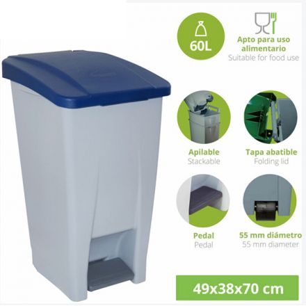 Garbage bin lt. 120 Selective with pedal