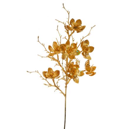 Gold mini orchid branch