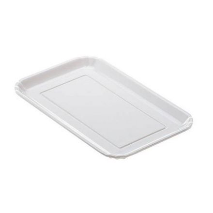 Bigne tray in white melamine