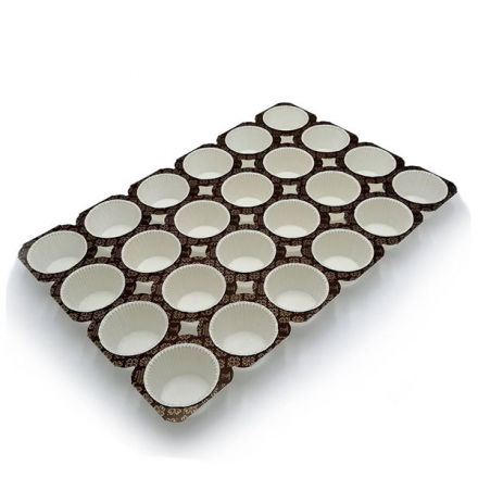 Set of 10 trays of 24/48 muffins