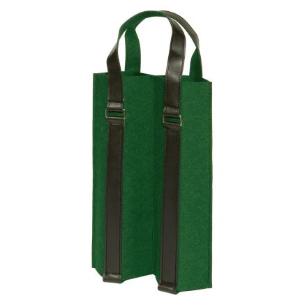 2 bottle bag green