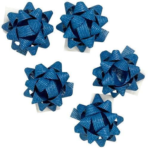 Set of 72 adhesive rosettes Jeans