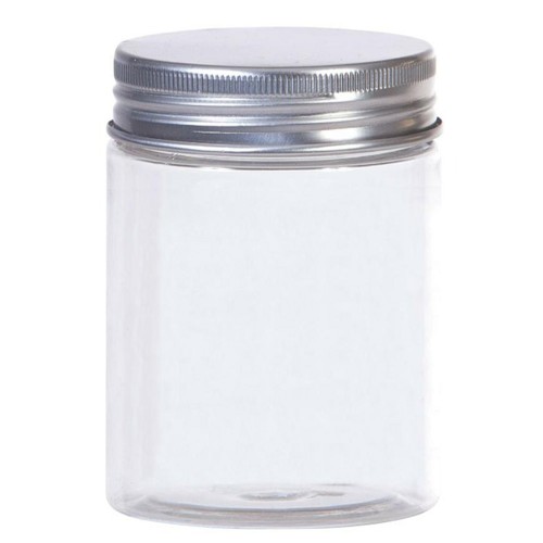 PET jar cm.9,5x14,5 aluminium cap