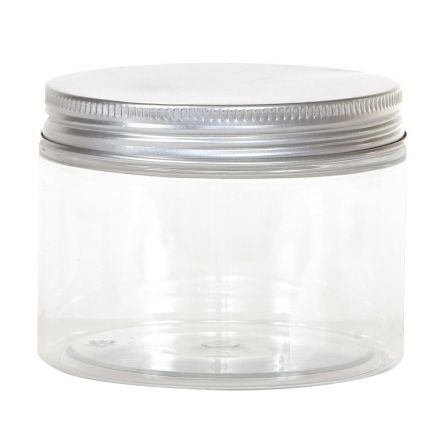 PET jar cm.10x8 aluminium cap	