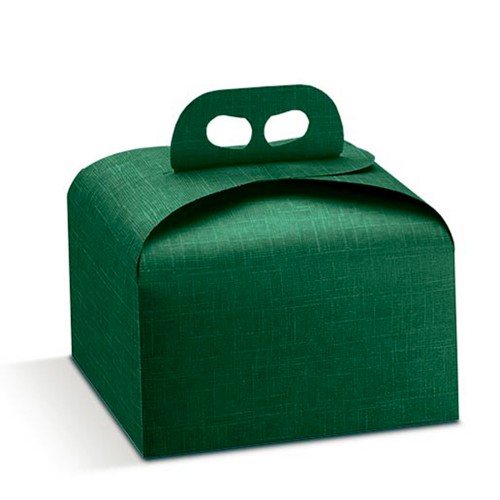 Low panettone green box