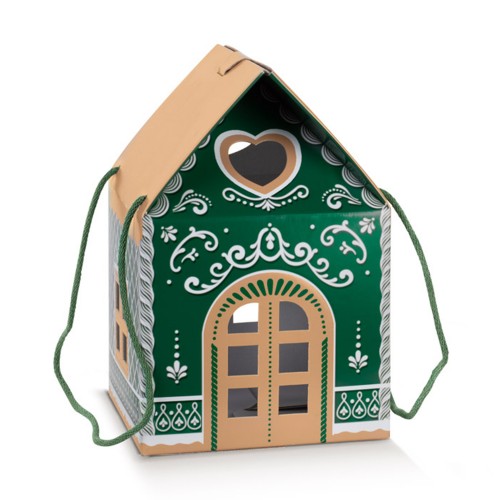  Green house panettone box