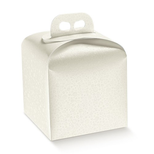 White tall panettone box