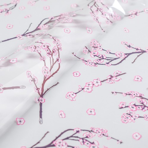Set of 50 sheets Peach flowers