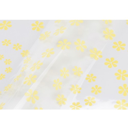 Set of 50 sheets yellow flowers