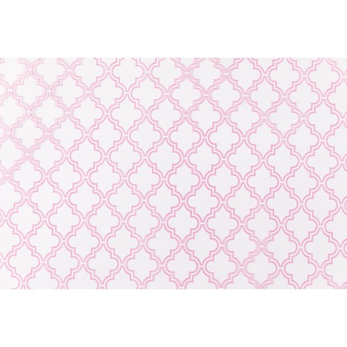 Set of 50 pink rhombus sheets