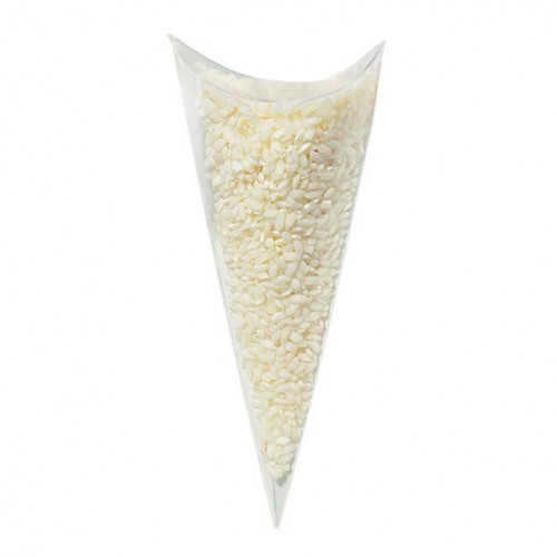 Cone bag for sugared almonds or rice in pvc
