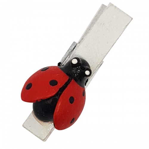 Set of 12 ladybugs on clips