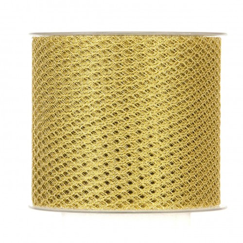 Golden net Hexagonal Ribbon cm.10h 