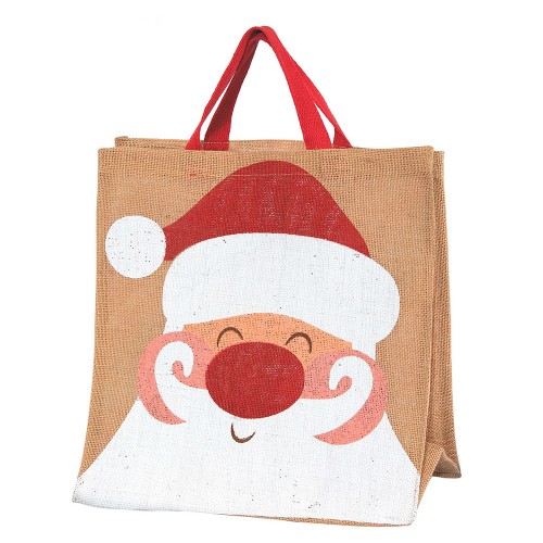 Santa Claus jute shopper