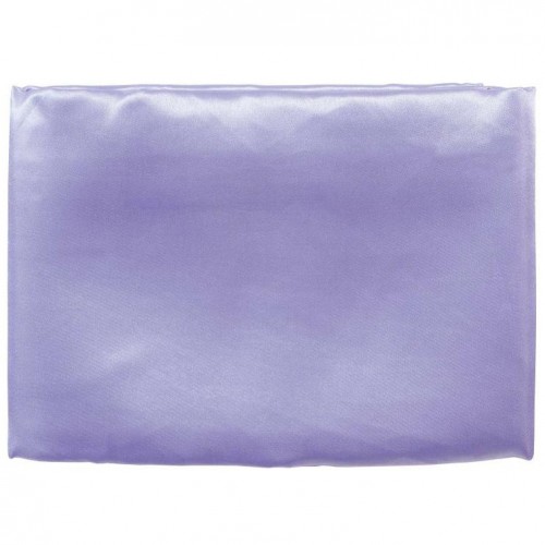 Satin towel in lavender 