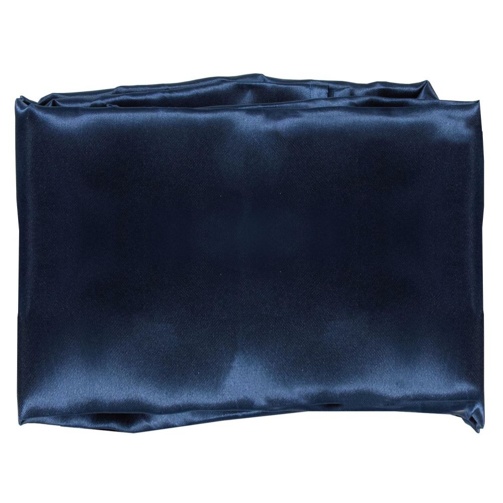 Midnight blue Satin towel 