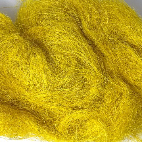 Gr. 200/220 Sisal in Lemon Yellow colored natural fiber