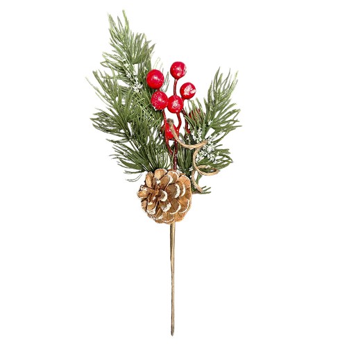 Set 6 Fir Pick with Pine Cone