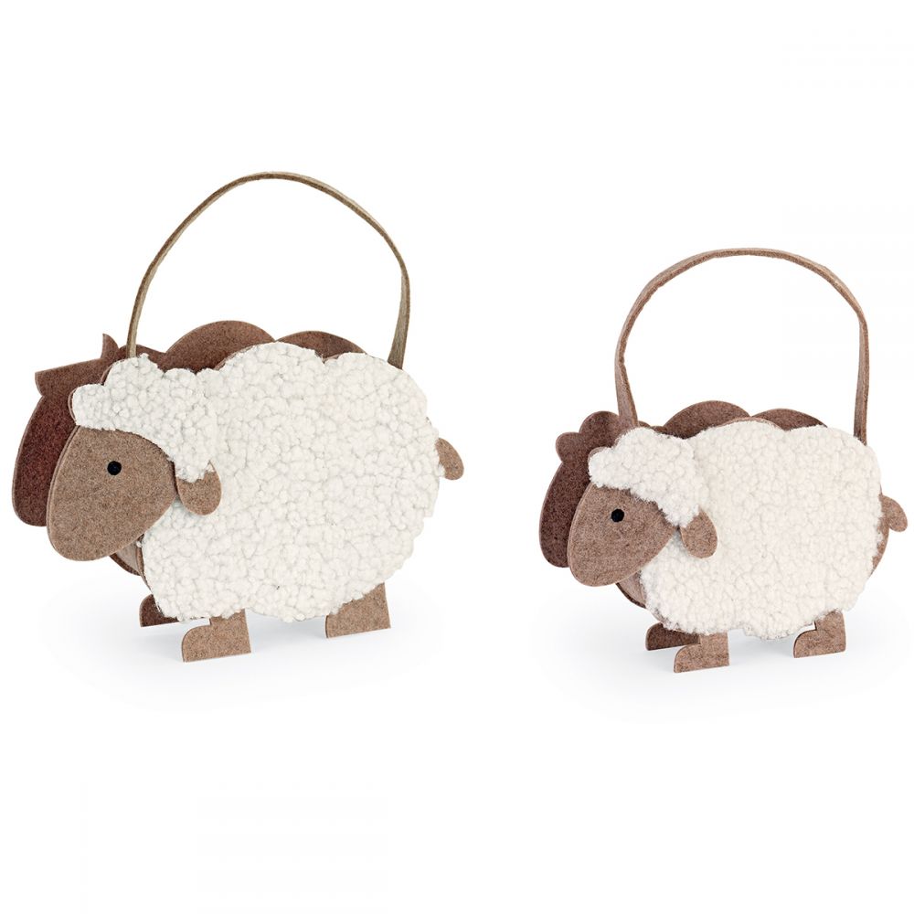 Set of 2 sheep containers