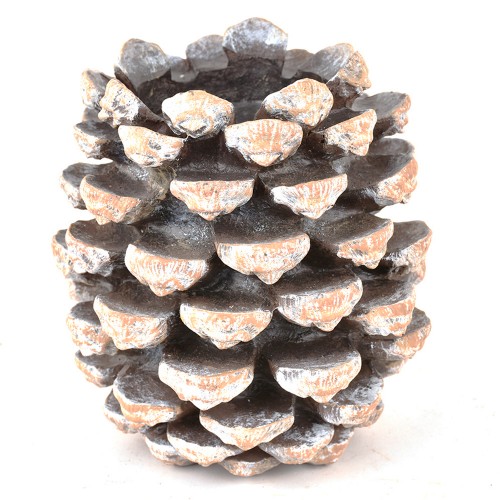 Maxi pine cone candle holder