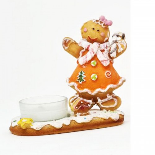 Tealight holder Gingerbread LARGE