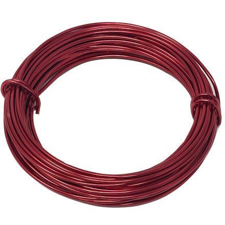 100 gr red aluminum wire, mm.2x12mt