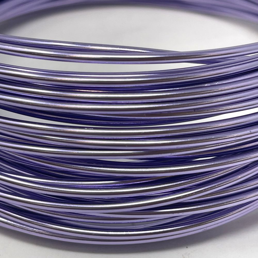 100 gr Lavander aluminum wire, mm.2x12mt