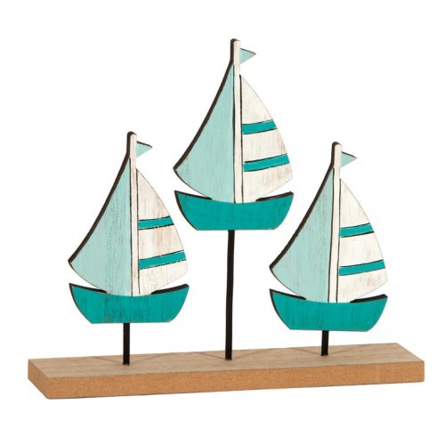 Triptych Wooden boats
