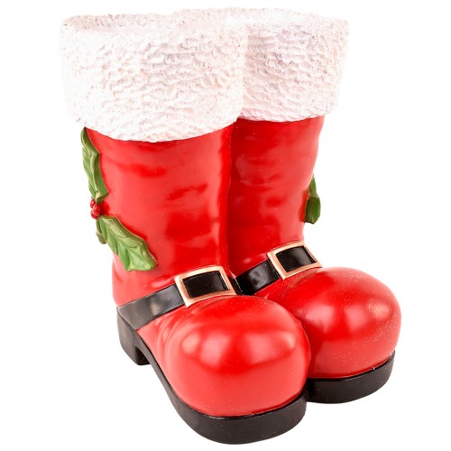 Santa's boots vase