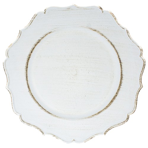 Pickled wooden plate