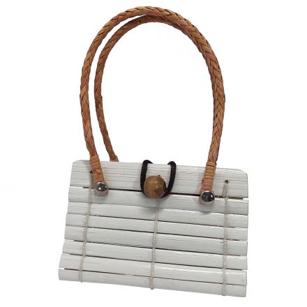 Bamboo cachepot bag 