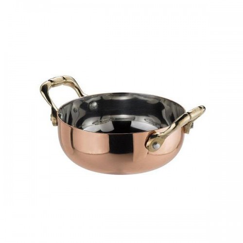  Copper-colored stainless steel pan 10 cm