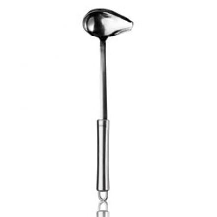 Sauce ladle in stainless steel