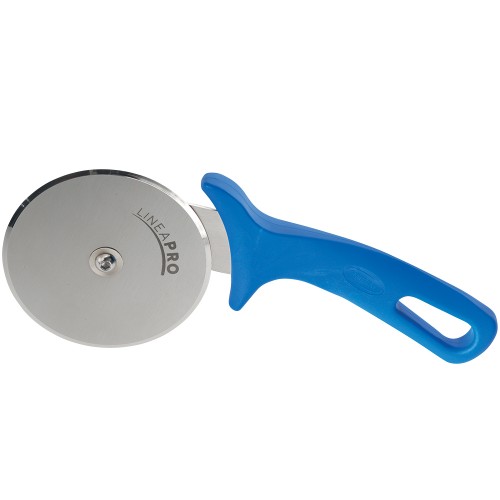 Pizza cutter wheel with resharpenable blade