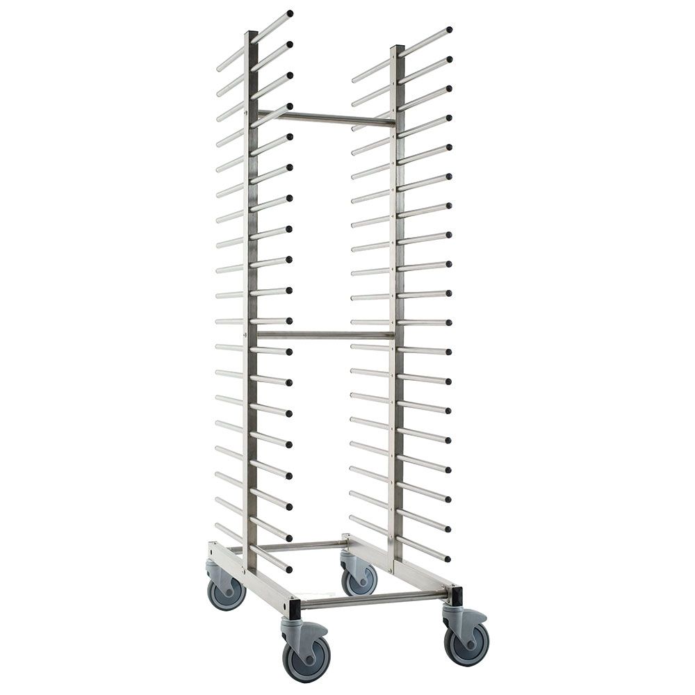 Pan cart trolley with racks , 40 shelves