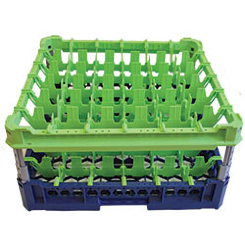 Rack 25 compartments KIT3 6x6 top green